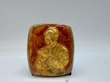 Chinese Mao Button or Badge. Figure and encassed in plastic. Excellent Condition