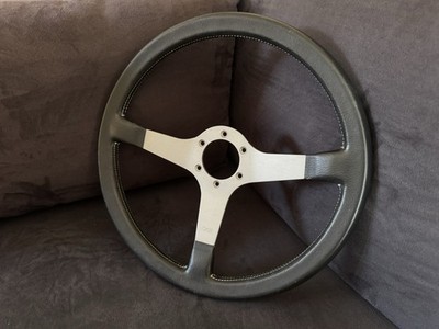 Momo Gritti Lederlenkrad 1984 Steering Wheel leather BMW Fiat Nardi