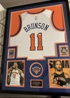 Jalen Brunson Signed New York Knicks Jersey Framed🔥 Authenticated