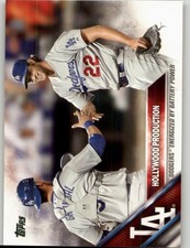 2016 Topps Hollywood Production (Yasmani Grandal / Clayton Kershaw) #24 Dodgers