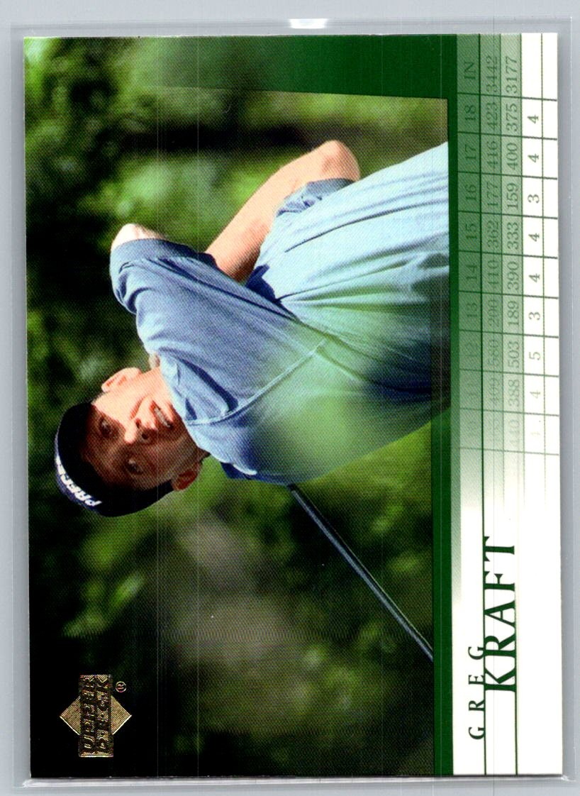 💎2001 Upper Deck Golf #48 Greg Kraft💎