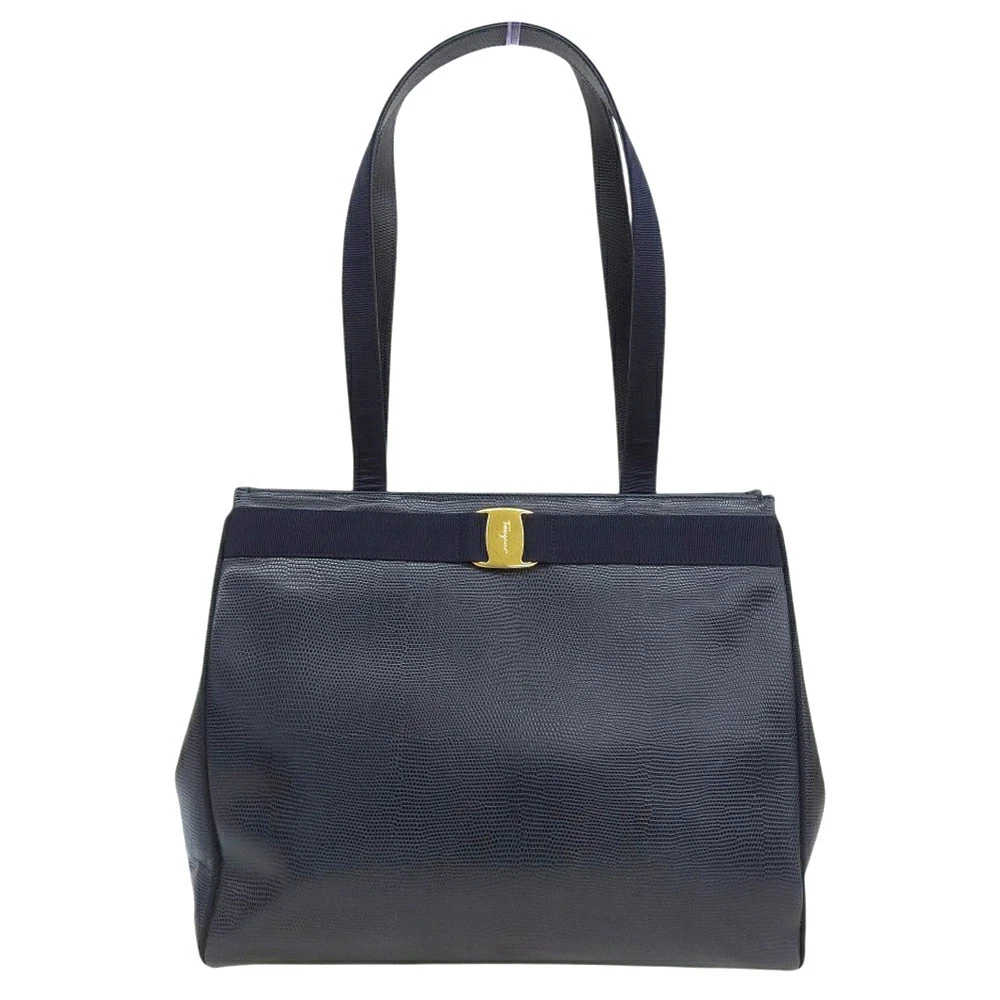 Salvatore Ferragamo Tote Blue Bags & Handbags for Women for sale