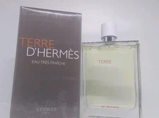 TERRE D'HERMES EAU TRES FRAICHE EDT 6.7o.z-200mL DISCONTINUED PERFUME SEALED-BOX