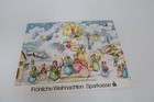 Alter Sparkassen  werbe  - Adventskalender -   bei den Geschenke verteilen *2*