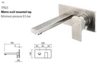 Stonearth 'Metro' Stainless Steel Wall Mounted Tap - Brand New & Boxed RRP £345