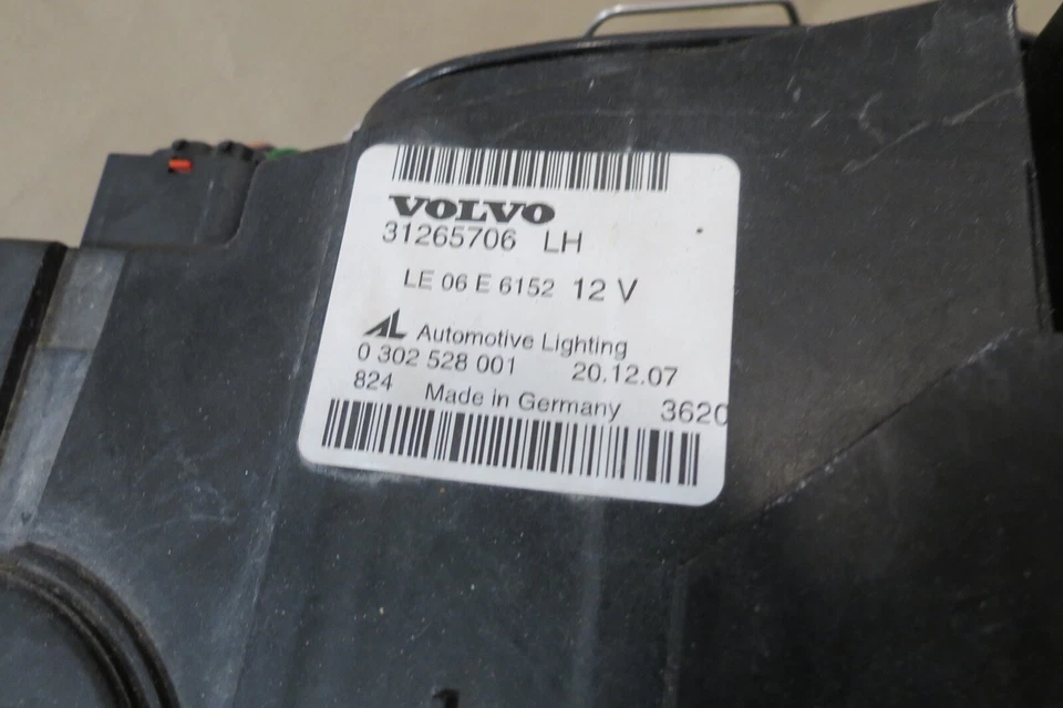 ✅ 08 09 10 11 2008-2011 Volvo s40 v50 галогенные фары лампа левый водитель OEM - Изображение 3 из 4