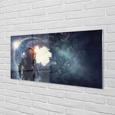 Quadro Tulup Stampa Vetro 100x50 Wall Art Meccanismi Forma