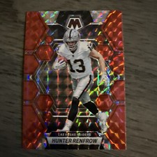 2023 Panini Mosaic Red Mosaic Hunter Renfrow Las Vegas Raiders #121