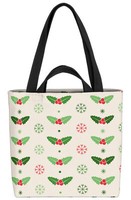 Mistelzweig Weihnachten Tasche Dekoration Deko Muster Winter Weihnachten Schnee