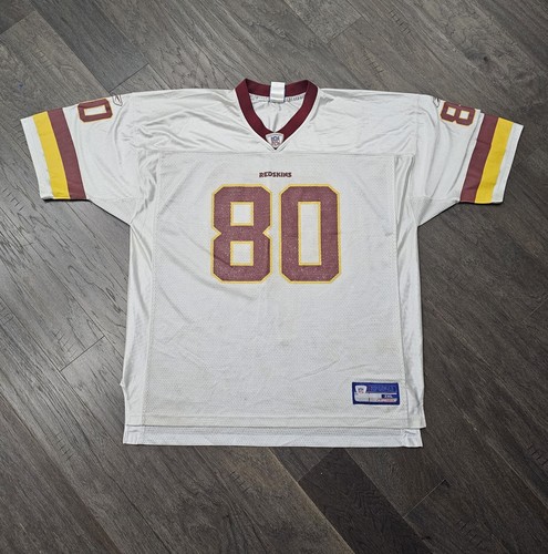 Vintage Reebok Washington Redskins Laveranues Coles #80 NFL Football Jersey 2XL - Picture 2 of 11