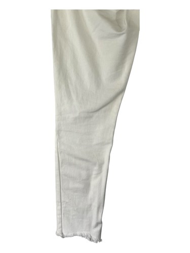 Levi Strauss & Co. Women Sz 32W 28L Jeans White 721 High Rise Skinny Frayed Cuff - Picture 13 of 14