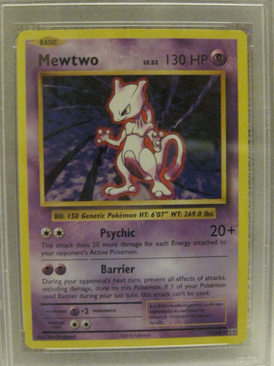 2016 Pokemon XY #51 Mewtwo Evolutions PSA 9 Mint Low Pop | eBay