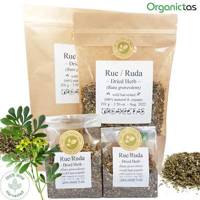 Rautenkraut getrocknet Bio Premium Qualität (Ruta graveolens) Gnadenkraut Ruda 100g