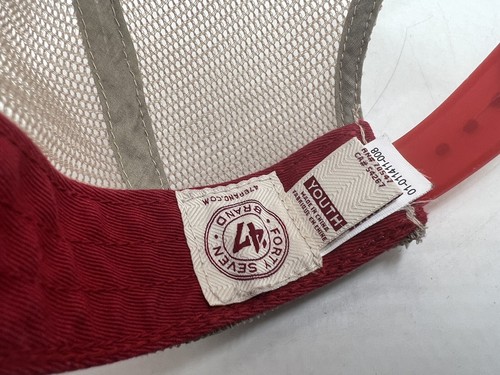 Youth Los Angeles Angels Hat Cap 47 Brand Strap Back Red MLB Baseball Sports - Bild 6 von 8