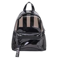 Small Clear backpack for Women See Through Clear Bag Cute Transparent Backpac...