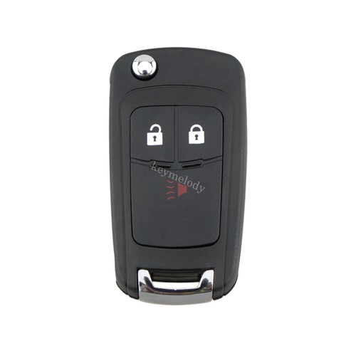 2 For 2012 - 2016 Chevrolet Spark 3 Button Flip Remote Key Fob Shell Case Cover - Picture 9 of 10