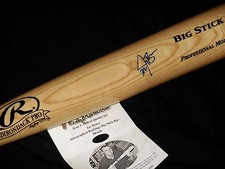 JAY BRUCE AUTOGRAPHED RAWLINGS BAT (PHILADELPHIA PHILLIES) W/ PROOF COA!