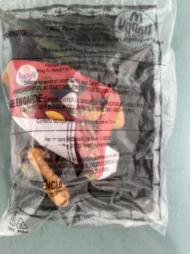 McDonald's Kung Fu Panda Master Monkey #7 Master Viper #4 New Sealed - Picture 5 of 5