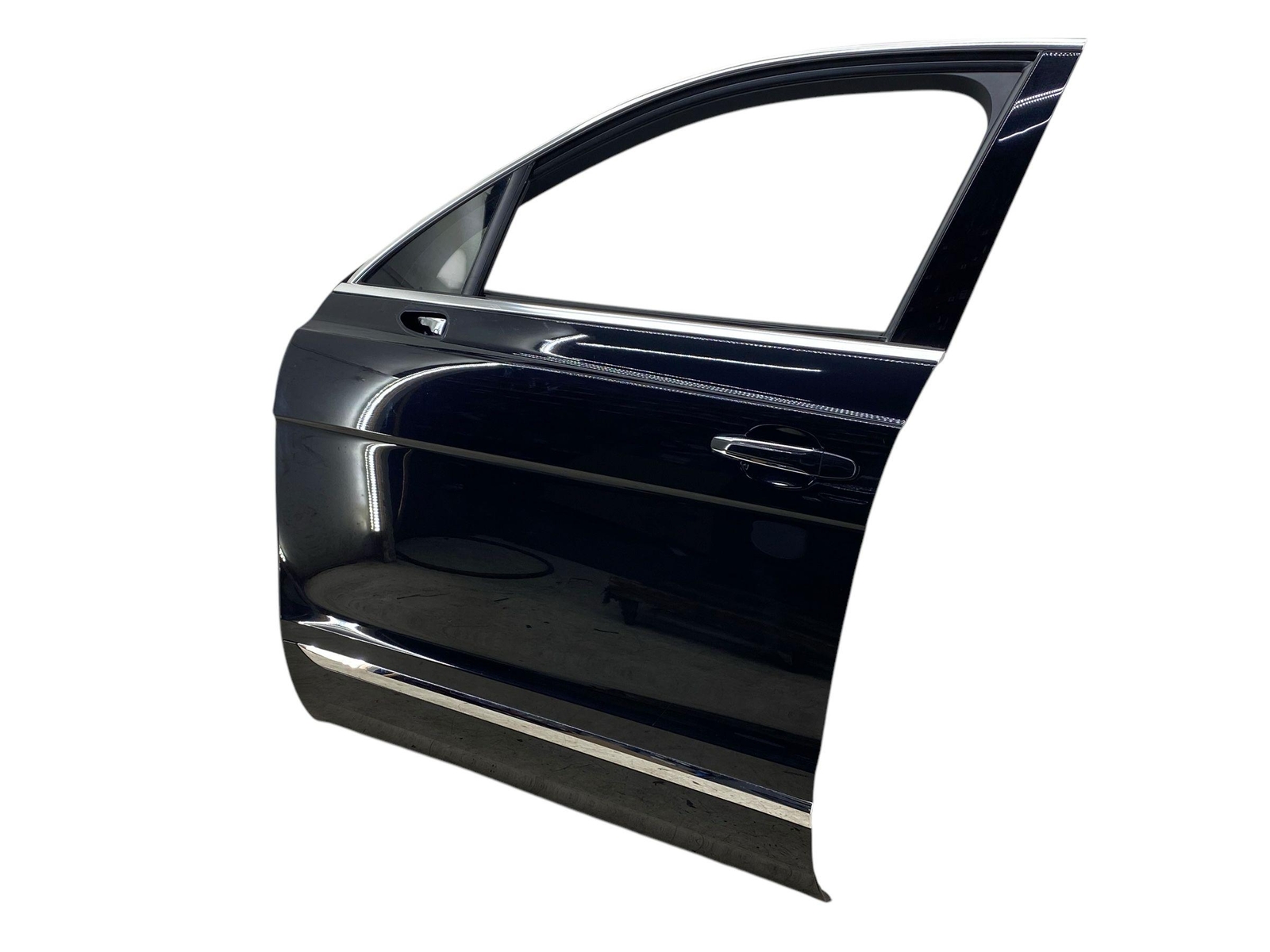 2016-2020 BENTLEY BENTAYGA OEM FRONT LEFT DRIVER DOOR SHELL ONYX BLACK W/ HANDLE