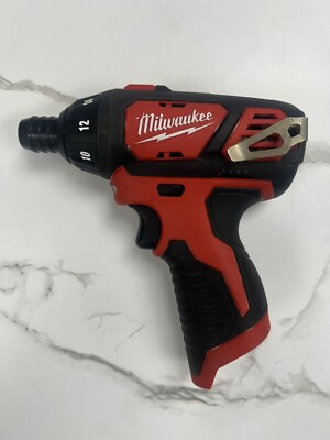 New Milwaukee 2401-20 M12 12V 12 Volt 1/4'' Hex Cordless Screwdriver Li-ion