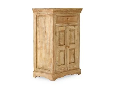 Kommode Patina massiv Holz Mango natur Flurkommode Dielenschrank 2-türig neu - Bild 1 von 4