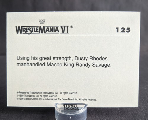 1990 Classic WWF Wrestling Cards 'Pick From List' Hulk WWF Stars and Legends - 第 251/289 張圖片