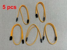 SATA Data Cable 20" SATA3 III SATA 3.0 6Gbps Straight Cable 5 Pcs 