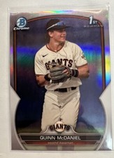 2023 Bowman Draft Chrome Quinn McDaniel 1st Refractor