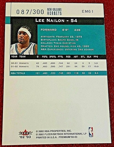 2001-2002-03 Fleer Premium RUBY Emerald Garnett Nash Iverson 3X Threats Rubies - Picture 9 of 49