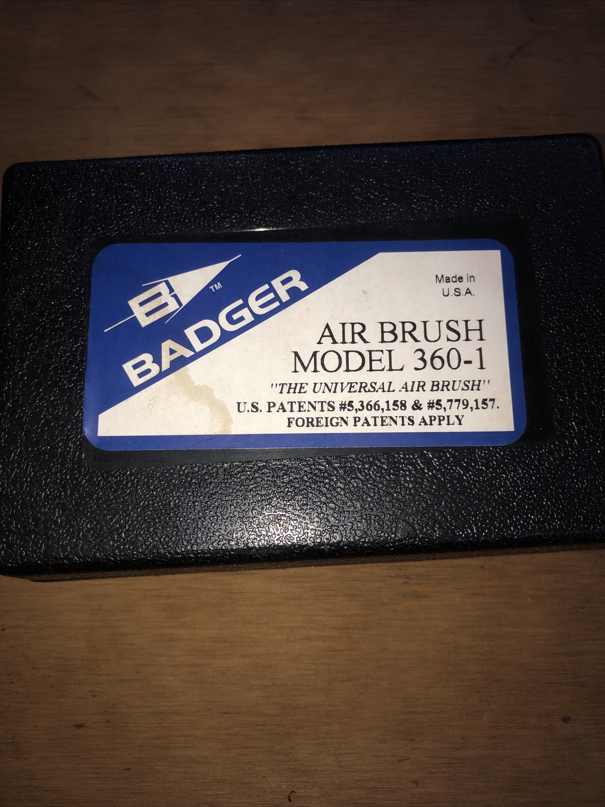 Vintage Badger universal air brush model kit 360-1  gravity art paint hand held 