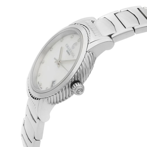 Charriol Parisii Steel Diamond White MOP Dial Quartz Ladies Watch P33S2.920.001 - Picture 3 of 6
