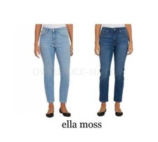 NEW JUNIOR'S/WOMAN'S ELLA MOSS HIGH RISE SLIM STRAIGHT LEG ANKLE JEAN VARIETY
