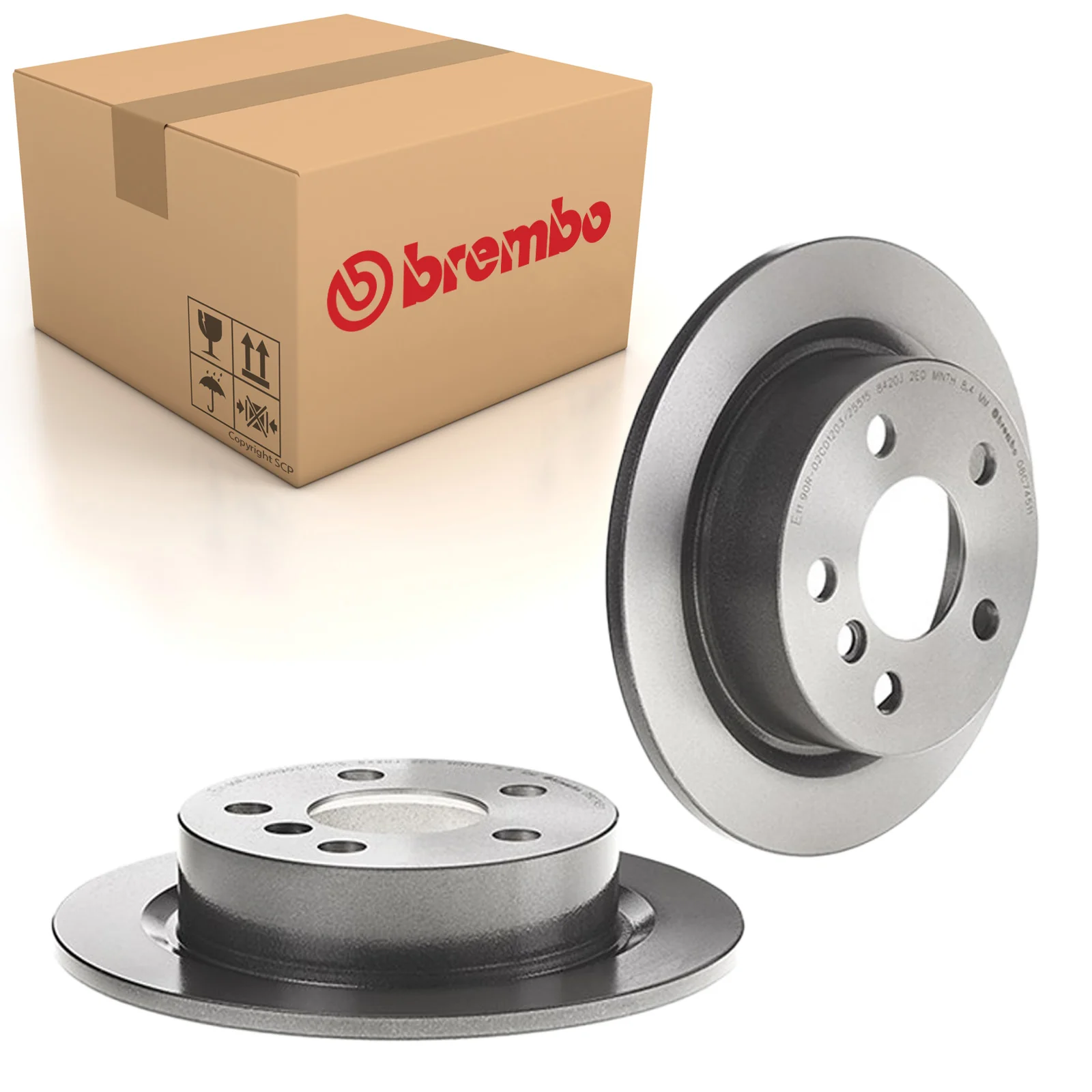 2x Brake disc solid 08.C745.11 BREMBO for MINI MINI MINI Convertible - Image 11