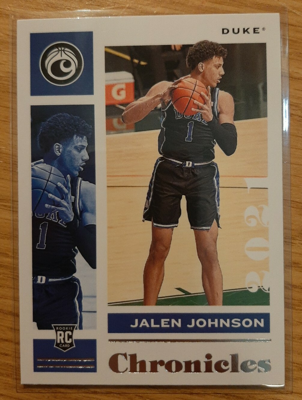 2021-22 CHRONICLES DRAFT PICKS JALEN JOHNSON ROOKIE #13 ATLANTA HAWKS