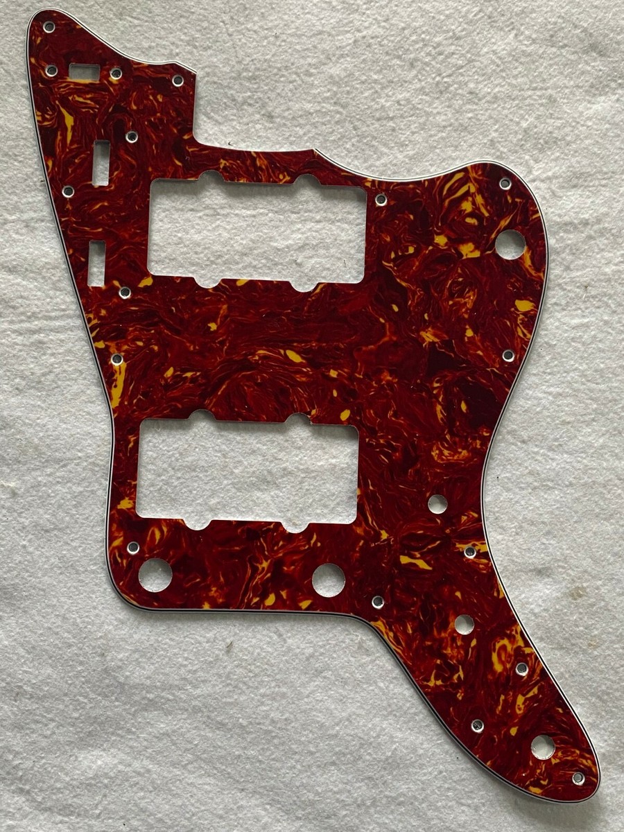 New For Japan Jazzmaster Guitar Pickguard,4 Ply Red Tortoise