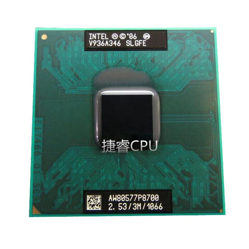 Intel Core 2 Duo P8700 2.53 GHz SLGFE Dual-Core Socket 478 Laptop CPU Processors - Image 3 of 3