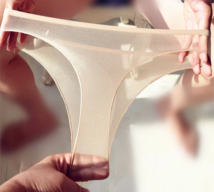 Slip sexy uomo donna trasparente perizoma perizoma tanga intimo hipster mutande - Immagine 2 di 4