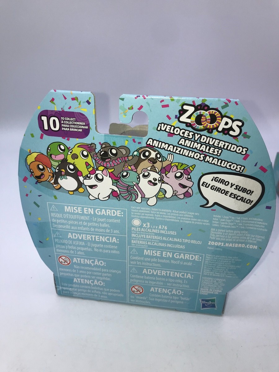 New Hasbro Zoops Electronic Twisting Zooming Climbing Toy Pink