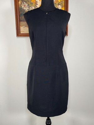 MODA International A-Line Dress Women's 4 Black USA Party Casual Lined