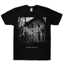 Forgotten Tomb Springtime Depression Black T-Shirt Fullsize S-5XL