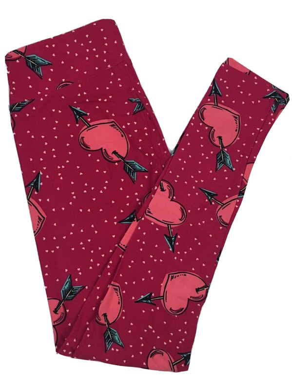 LulaRoe OS Leggings Hearts Valentine Day Love Wedding Women One Size NWT LLR