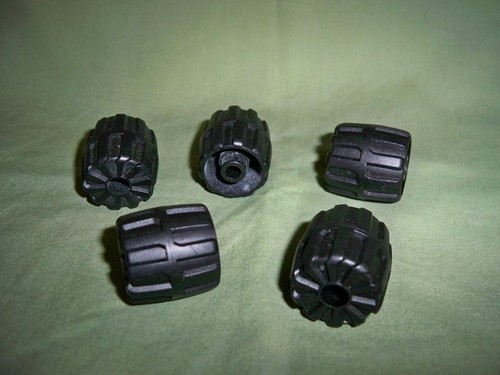 Lote de 5 LEGO TECHNIC MARS VEHÍCULO CAMIÓN ruedas plástico duro pequeño 22 mm x 24 mm - Imagen 2 de 3