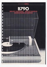 Service manual for Revox B 790