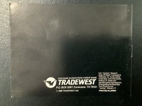 Ivan Stewart's Super Off Road NES Nintendo Manual de instrucciones solamente