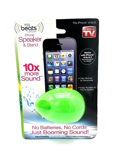 Egg Beats I-Phone Speaker \u0026 Stand 
