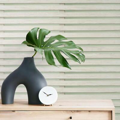Wood Slats Panelling Wallpaper FD43218 Sage Natural Realistic 3D Effect Washable
