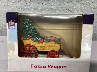 Lemax Village Collection Table Accent Farm Wagon 2005 Christmas