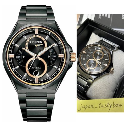 Citizen Attesa BU0065-64E Eco-Drive Solar Men's Watch Titanium New