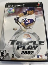 Triple Play 2002 - Playstation 2 PS2 Game - Complete Video Game Free Shipping