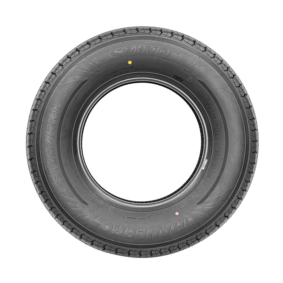 4 SunF ST 215/75R14 Trailer Tire 215 75 14 Radial 8 PR Heavy Duty ...